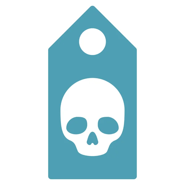 Morte cupom ícone plano — Fotografia de Stock