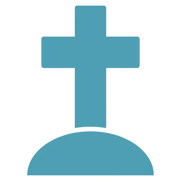 Grave Flat Icon — Stock Photo, Image