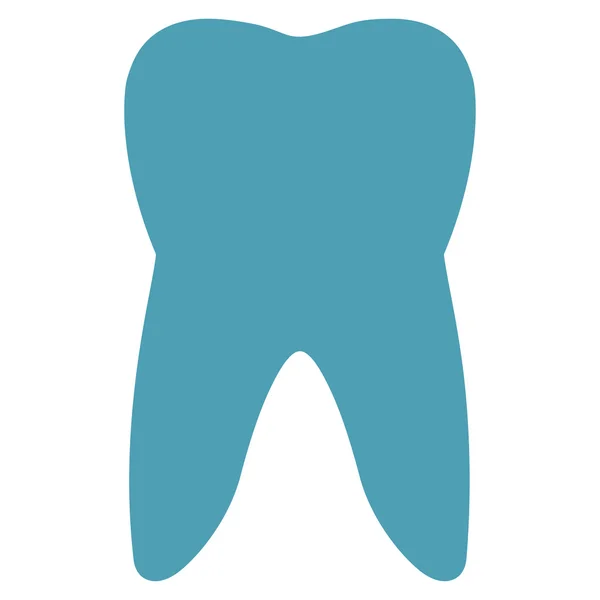 Diş düz simgesi — Stok fotoğraf