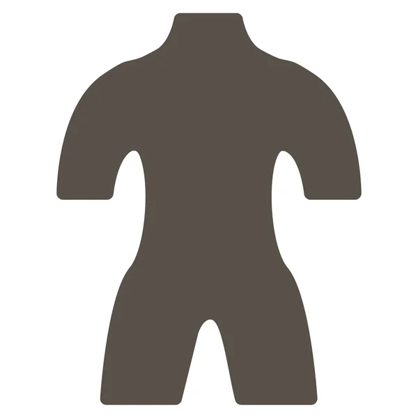 Ikona płaskie ciało — Zdjęcie stockowe