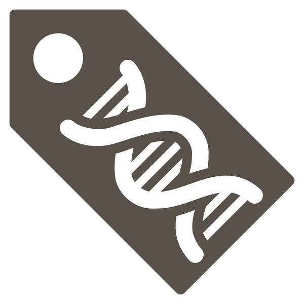 Dna Marker Flat Icon — Stock Photo, Image