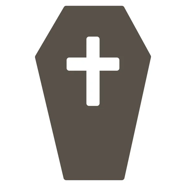 Coffin Flat Icon — Stock Photo, Image