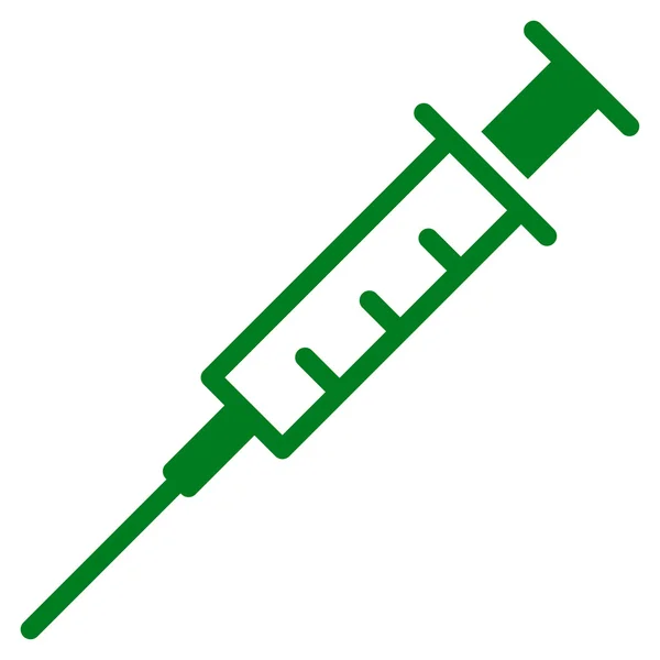 Empty Syringe Flat Icon — Stock Photo, Image