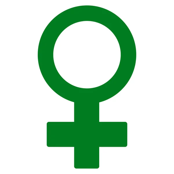 Female Symbol Flat Icon — Stock Photo, Image