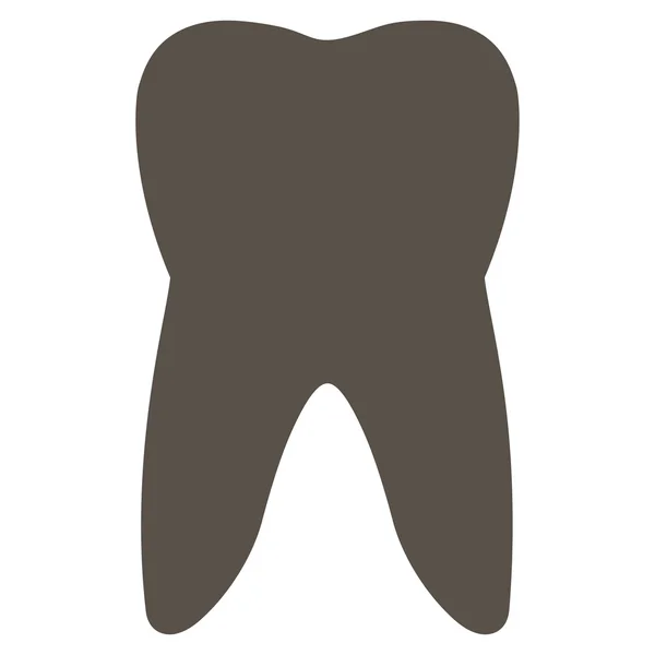 Ícone plana dente — Fotografia de Stock