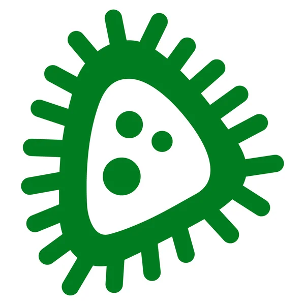 Ícone plano de micro parasita — Fotografia de Stock