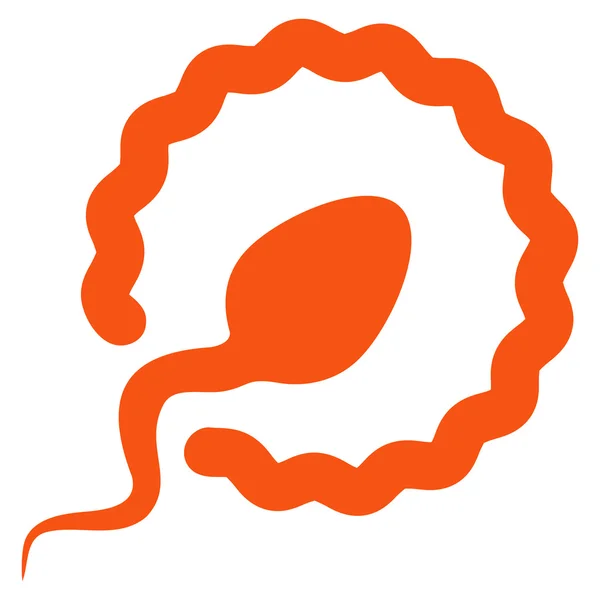 Sperma Penetracja ikona płaski — Zdjęcie stockowe