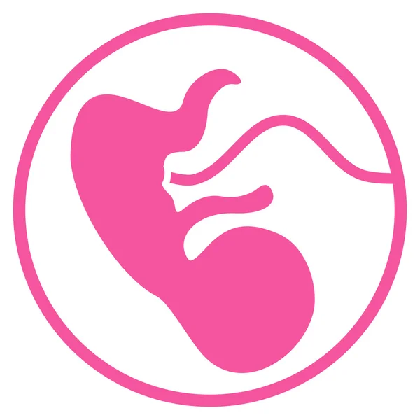 임신 플랫 아이콘 — 스톡 사진