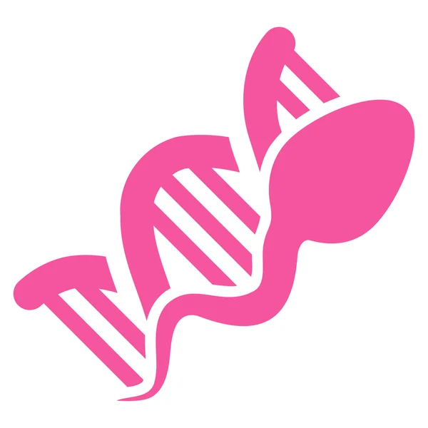 Spermie replikace ploché ikony — Stock fotografie