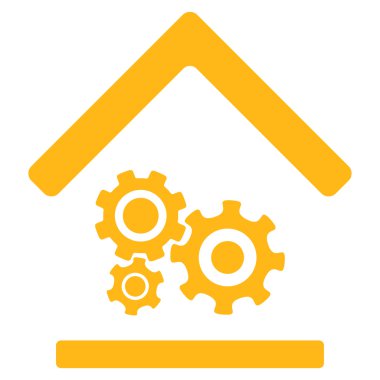 Atölye düz simgesi