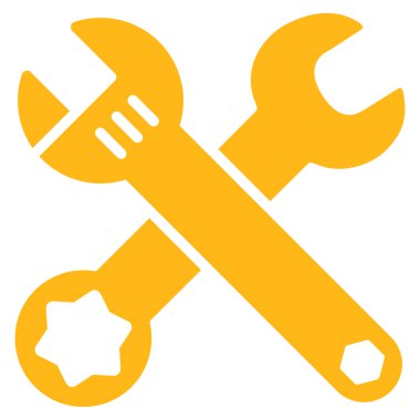 Düz İngiliz anahtarı simgesini