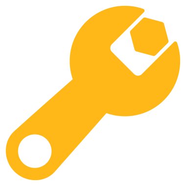 Düz İngiliz anahtarı simgesini