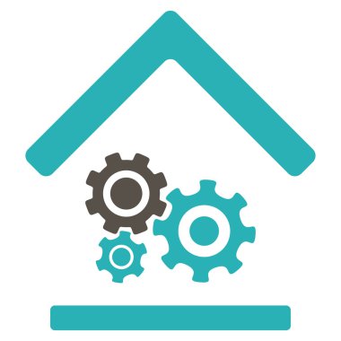 Atölye düz simgesi