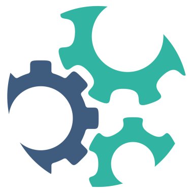 Mekanik düz simgesi