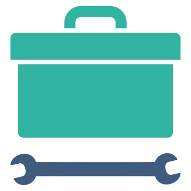 Araç kutusu düz simgesi