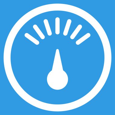 Ölçer düz simgesi