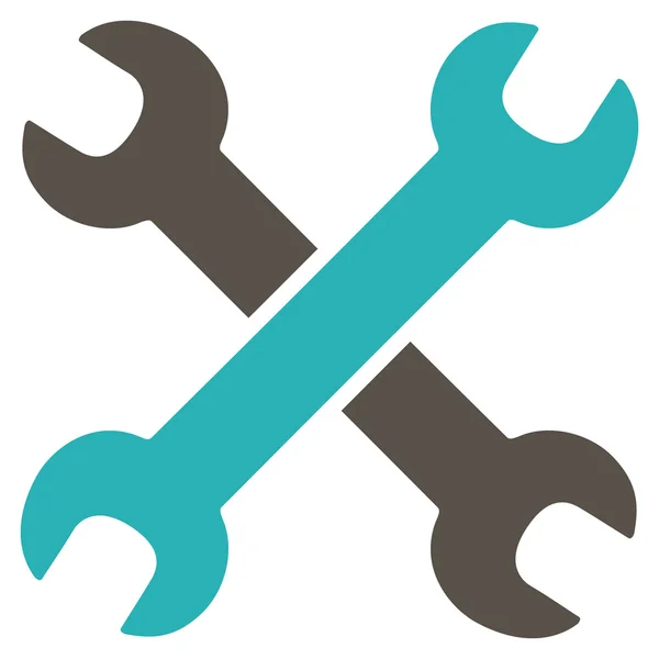 Wrenches Flat Icon — Stock Vector