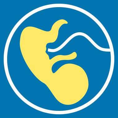 Gebelik düz simgesi