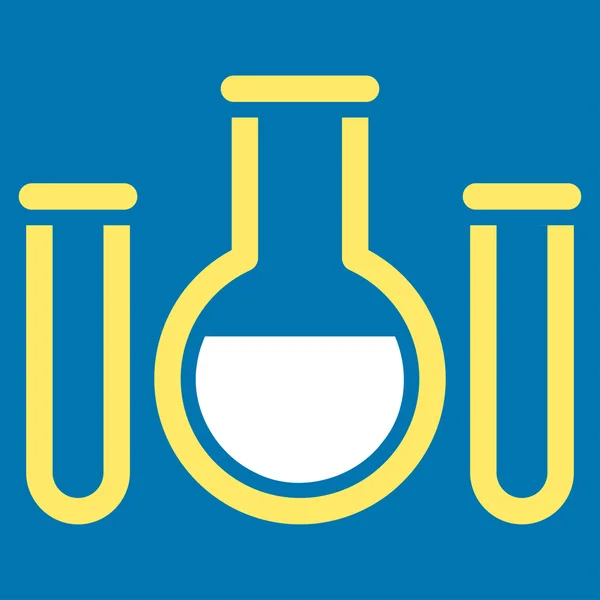 Naczynia chemiczne ikona — Zdjęcie stockowe