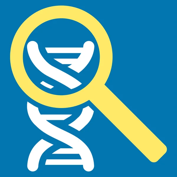 Explorar ícone de dna — Fotografia de Stock