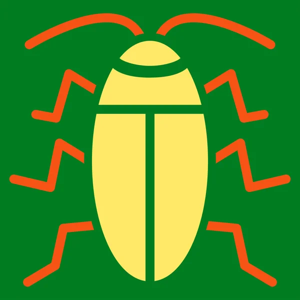 Cucaracha Icono plano — Foto de Stock