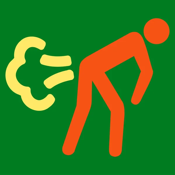 Fart Flat Icon — Stock Photo, Image