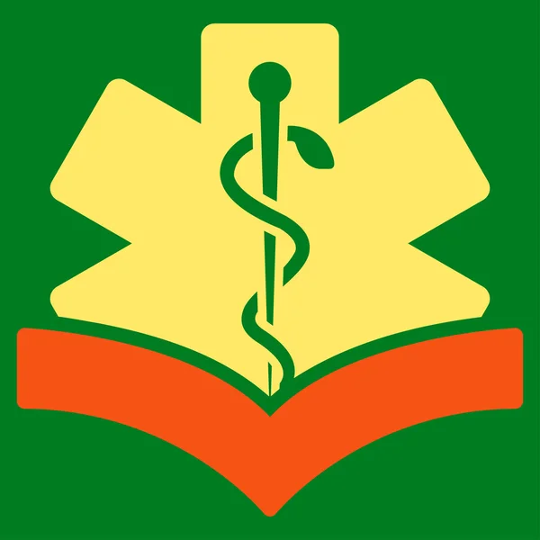 Ikona wiedzy medycznej — Zdjęcie stockowe