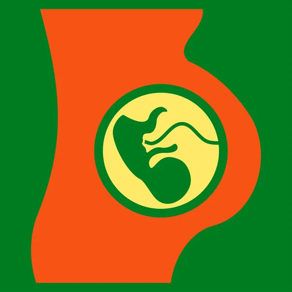 Pregnancy Flat Icon — Stock Photo, Image