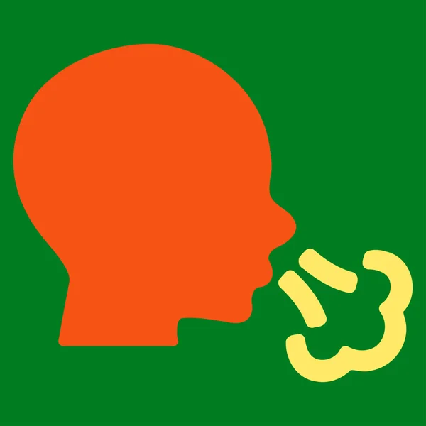 Sneezing Flat Icon — Stock Photo, Image