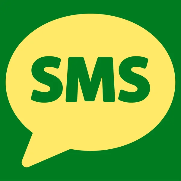 Sms Flat Icon — Stock Photo, Image