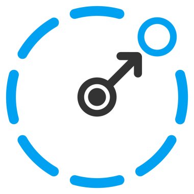 Dairesel alan sınır simgesini