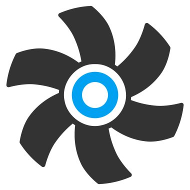 Rotor düz simgesi