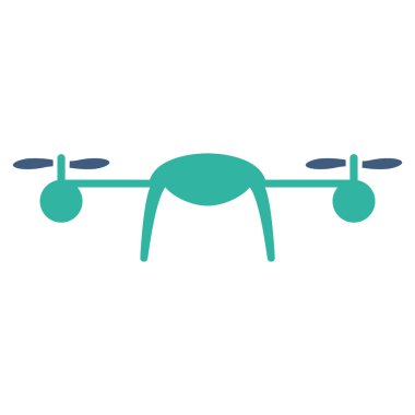 Airdrone düz simgesi