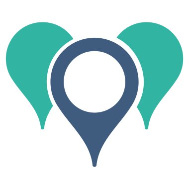 harita işaretleri simgesi