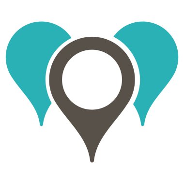 harita işaretleri simgesi