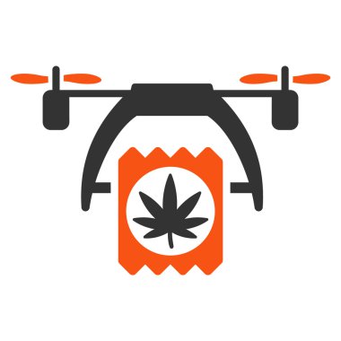 Esrar dron teslim simgesi