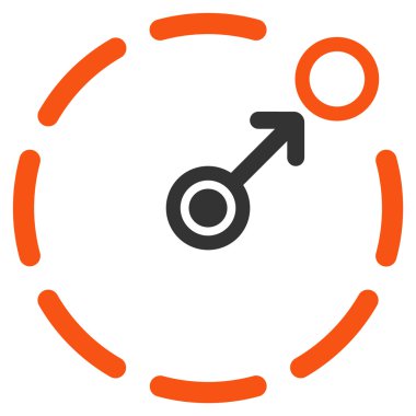 Dairesel alan sınır simgesini