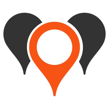 harita işaretleri simgesi