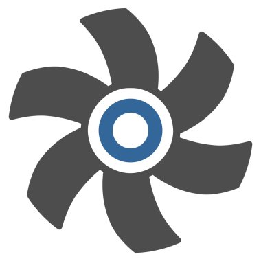 Rotor düz simgesi