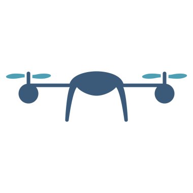 Airdrone düz simgesi