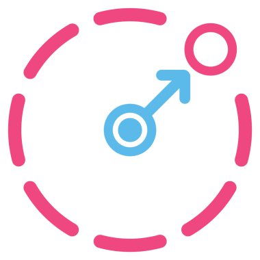 Dairesel alan sınır simgesini