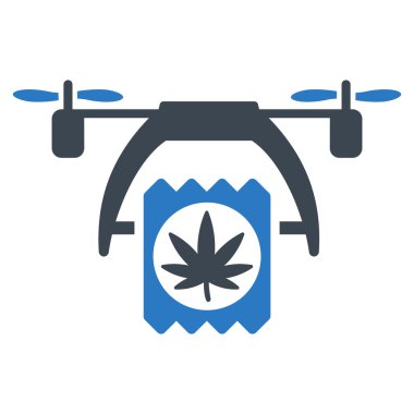 Esrar dron teslim simgesi