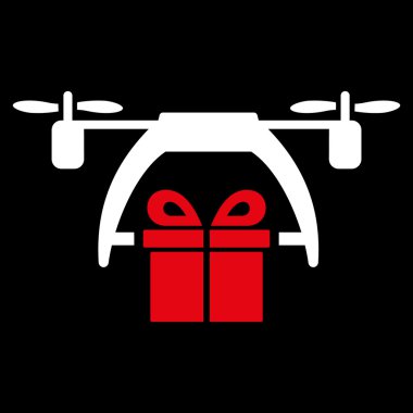 Hediyelik uçak teslimat simgesi