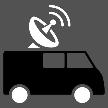 Radyo ayarı araba simgesini