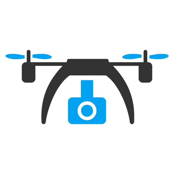 Drone icono de la cámara de vídeo — Vector de stock