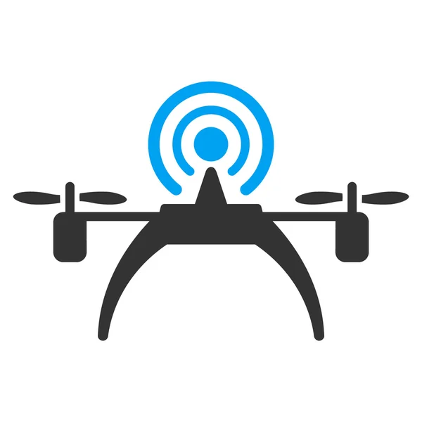 Radio Source Drone Icon — Stock Vector