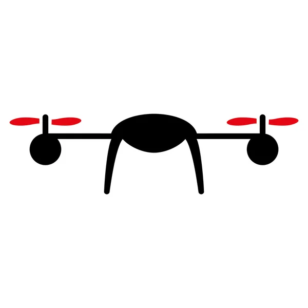 Ícone plano airdrone —  Vetores de Stock