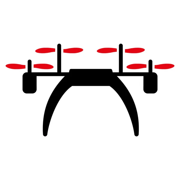 Quadcopter Flat pictogram — Stockvector