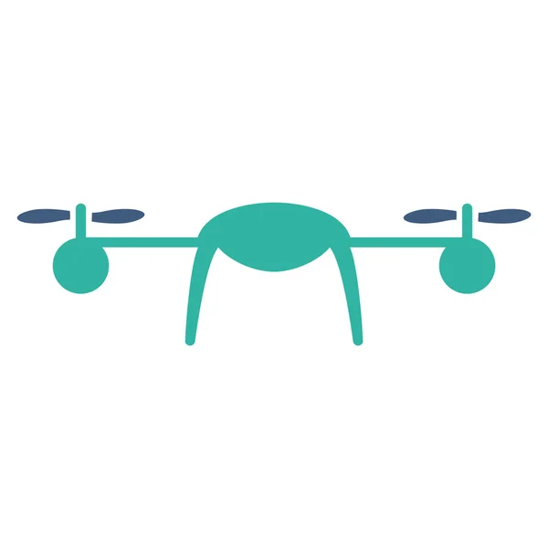 Airdrone 평면 아이콘 — 스톡 벡터