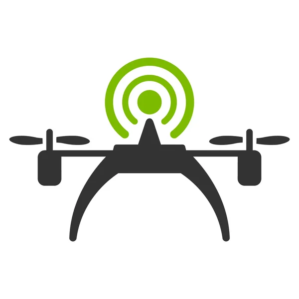 Fuente de radio Drone icono — Vector de stock